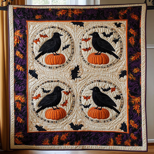 Quoth The Pumpkin WY1408077CL Quilt