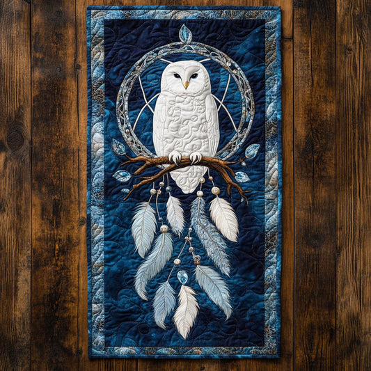 Owl Dreamcatcher WX3004021CL Quilted Table Runner
