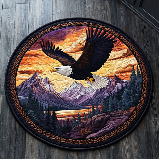 Twilight Eagle CW1207047CL Quilted Round Mat