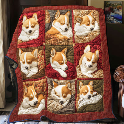 Wrapped in Corgi Love YR1801022CL Quilt