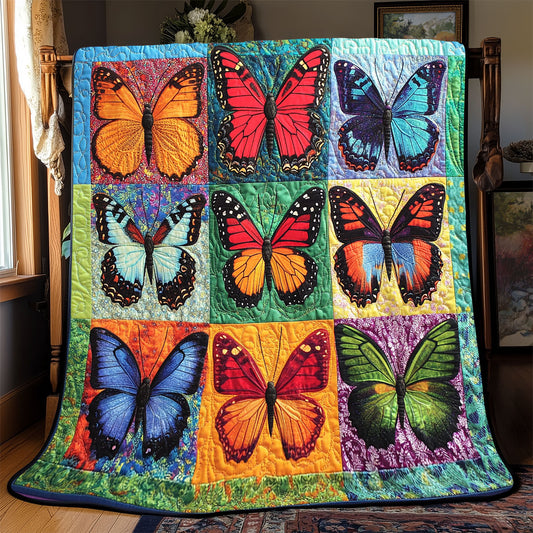 Vibrant Butterfly WX0302082CL Quilt