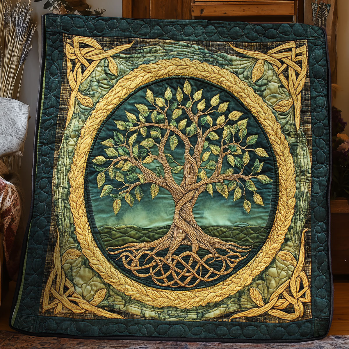 Celtic Tree WX0805011CL Quilt