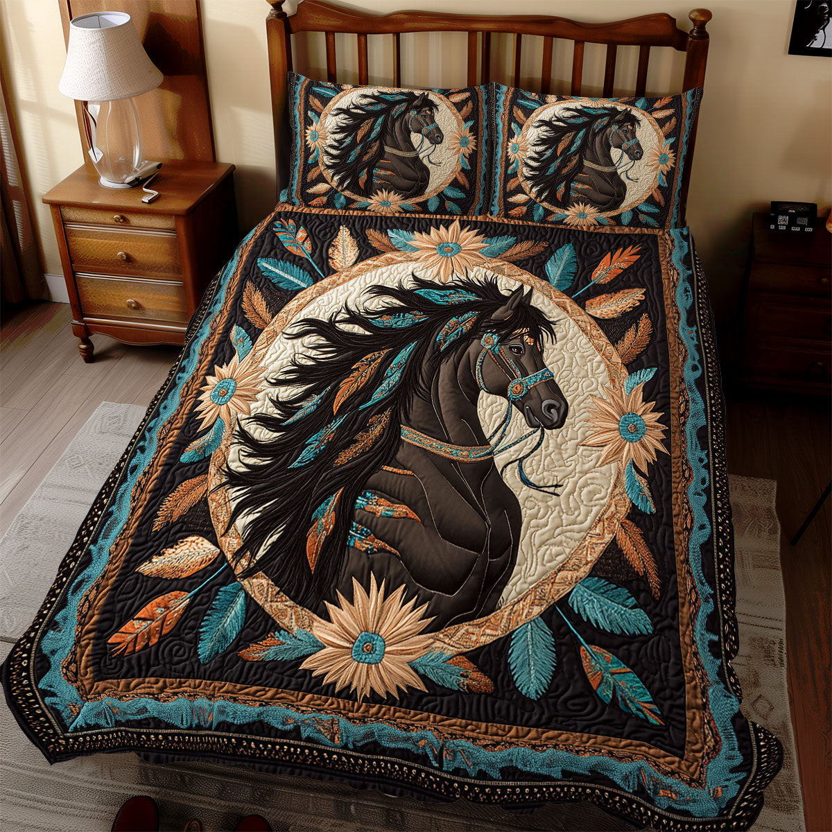 Brown Horse WX2312055CL Duvet Cover Set