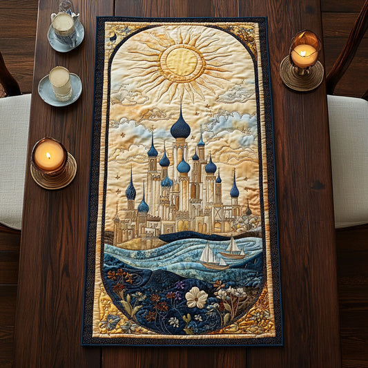 Dreamscape CP2805001CL Quilted Table Runner