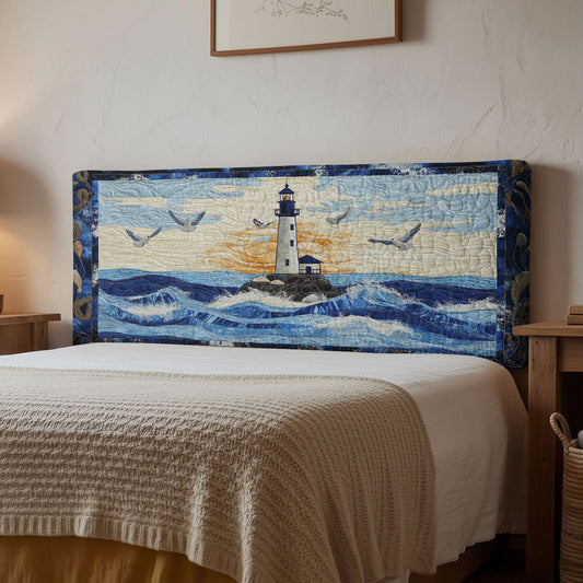 Lighthouse Coastal Breeze WN1112156CL Quilted Headboard Slipcover