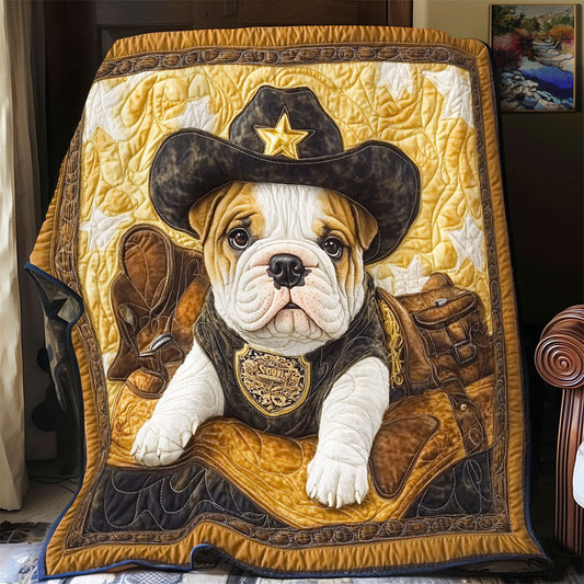 Cowboy Bulldog WX3105015CL Quilt
