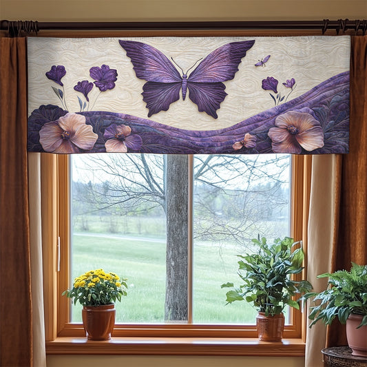Mystic Butterfly WX2003098CL Quilted Valance