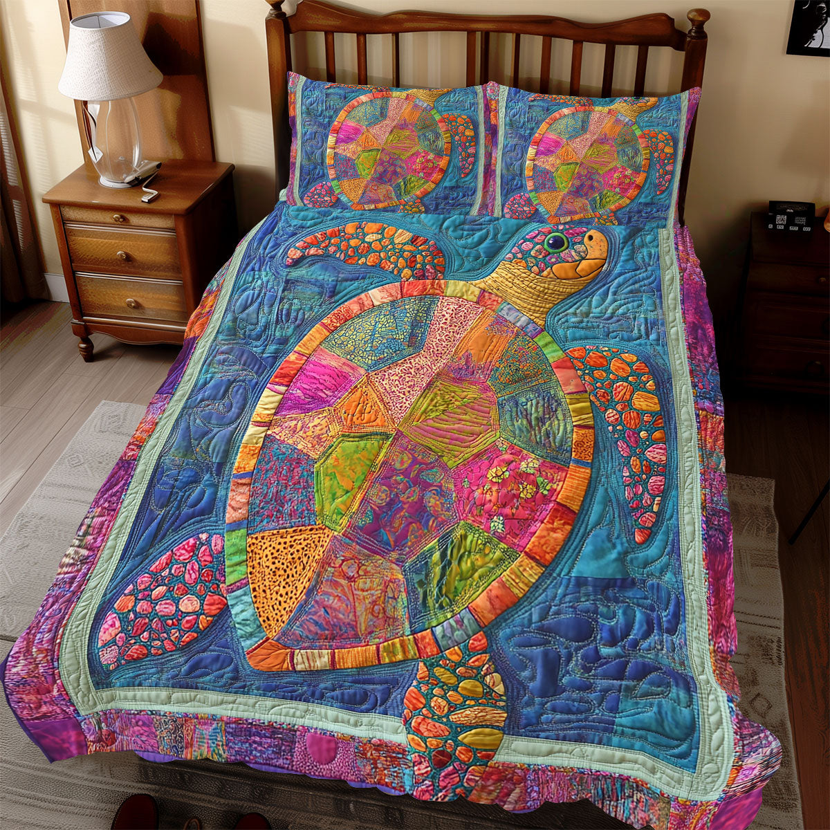 Turtle Sea WX2311093CL Duvet Cover Set