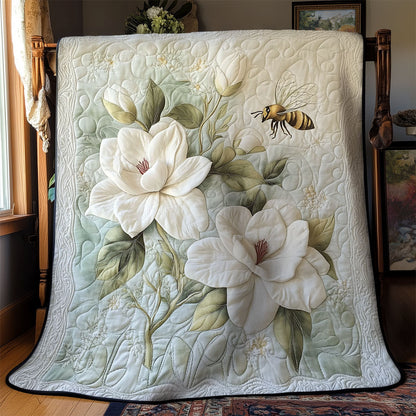 Bee In Magnolia Garden WY2103017CL Quilt