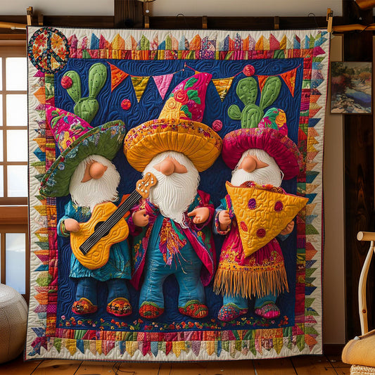 Fiesta Gnomes WN2312043CL Quilt