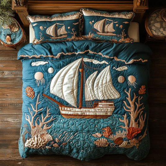 Sail Of The Depths WY0504039CL Duvet Cover Set
