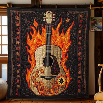 Burning Guitar WN0612056CL Quilt