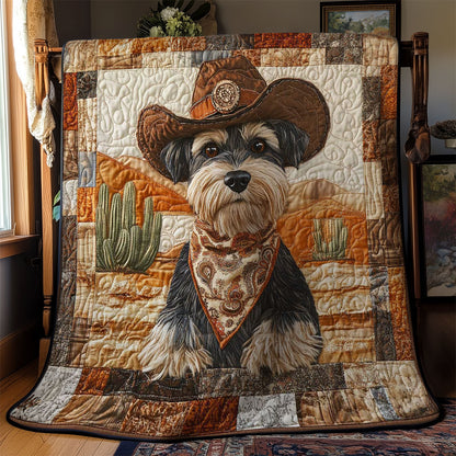 Cowboy Schnauzer WN0901001CL Quilt