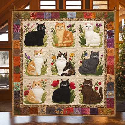 Cat Bloom CW0611021CL Quilt
