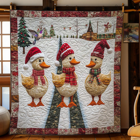 Christmas Ducks Delight WN1312016CL Quilt