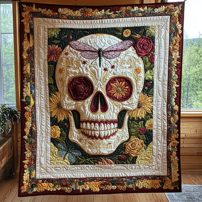 Floral Requiem CP2105036CL Quilt