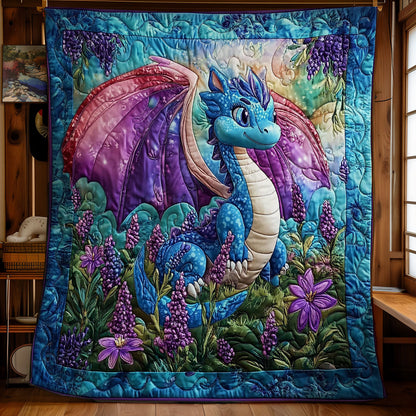 Dragon In Lavender WY3012012CL Quilt