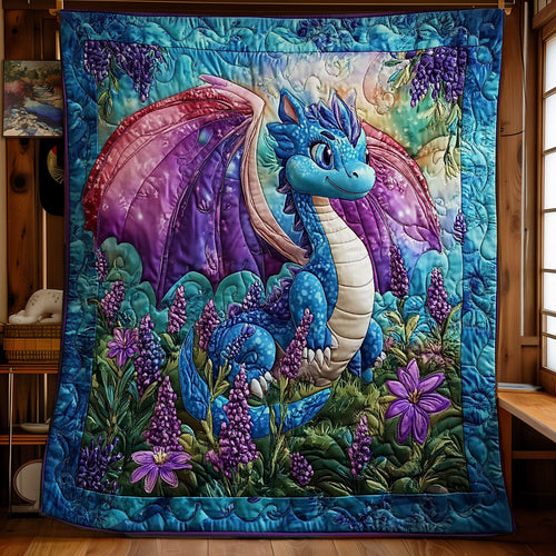 Dragon In Lavender WY3012012CL Quilt