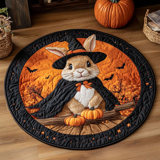 Pumpkin Sorcery CP0410060CL Quilted Round Mat