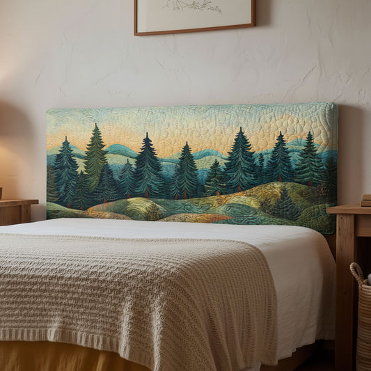 Misty Forest CP1112051CL Quilted Headboard Slipcover