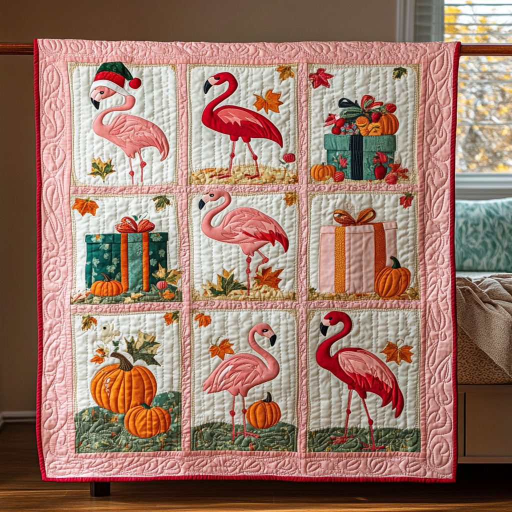 The Festive Flock WY2208124CL Quilt