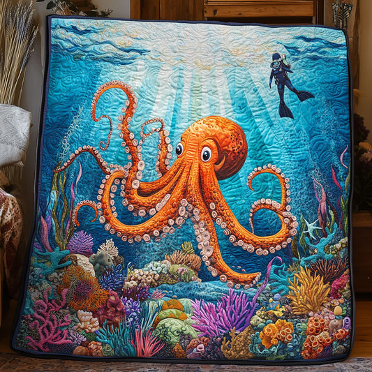 Octopus Ocean WX0406042CL Quilt
