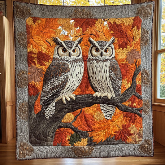 Owl Fall Charm CW0807035CL Quilt