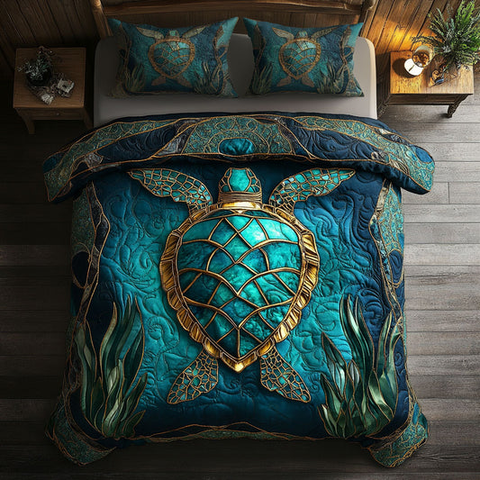 Golden Turtle WY1108084CL Duvet Cover Set