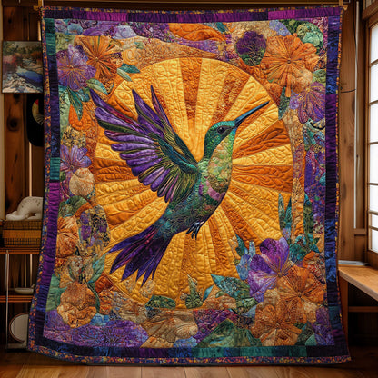 Beautiful Hummingbird In Sun WY0602128CL Quilt