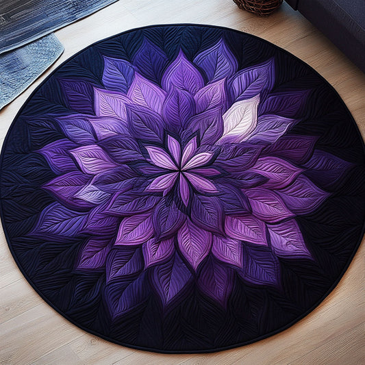Mandala Blossom WP2003100CL Quilted Round Mat