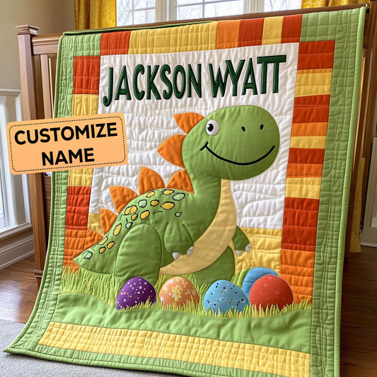 Cute Rex CP0108052CL Personalized Baby Quilt