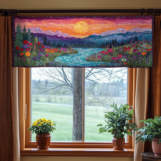 Charming Nature WX1405008CL Quilted Valance