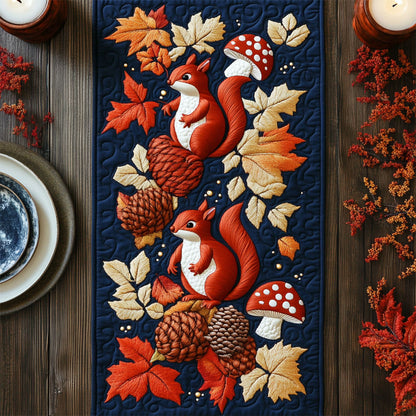 Woodland Charm CW2605485CL Quilted Table Runner