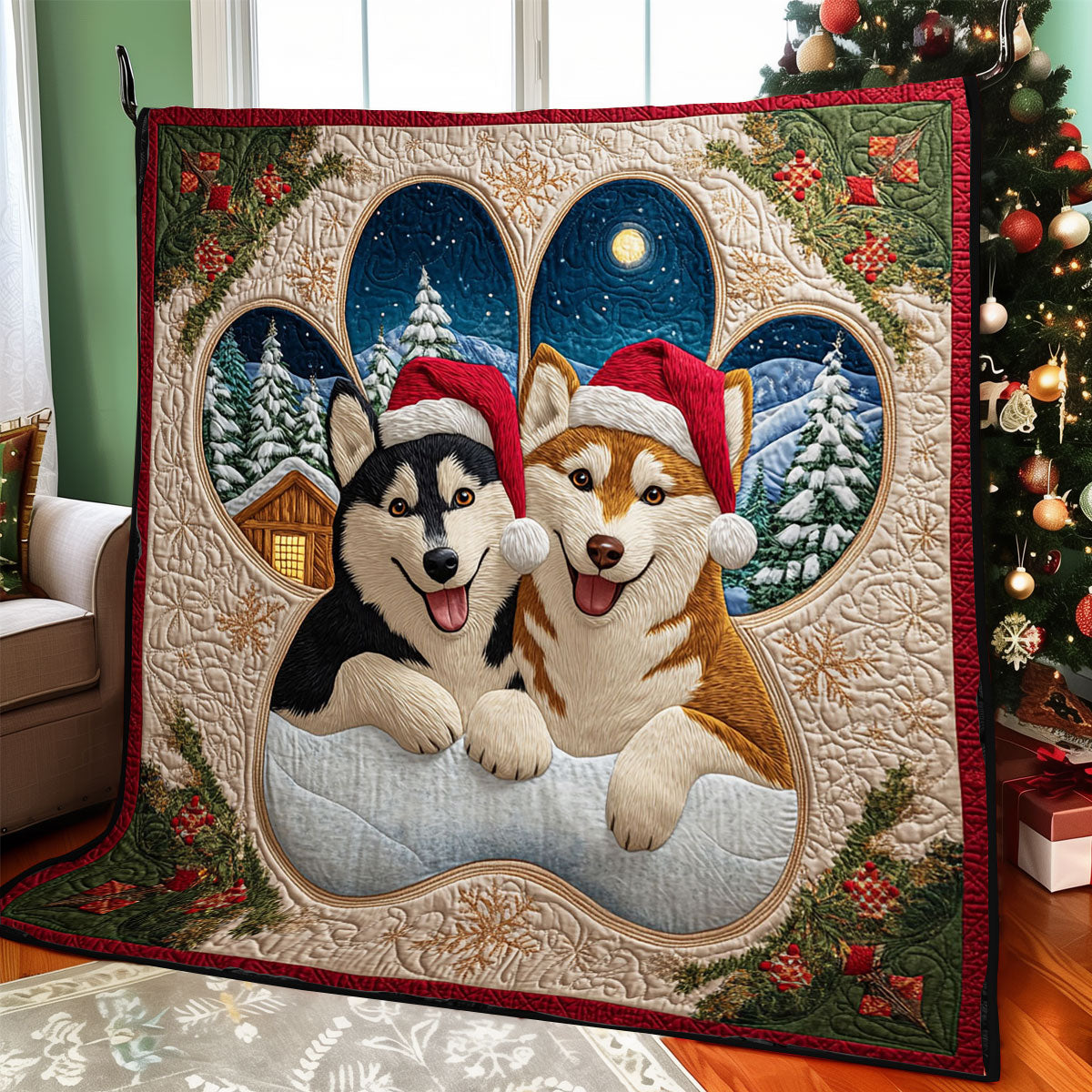 Merry Paws CP0611022CL Quilt