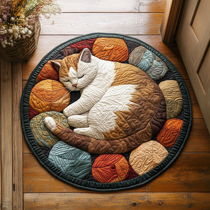Warm Nest CP1211031CL Quilted Round Mat