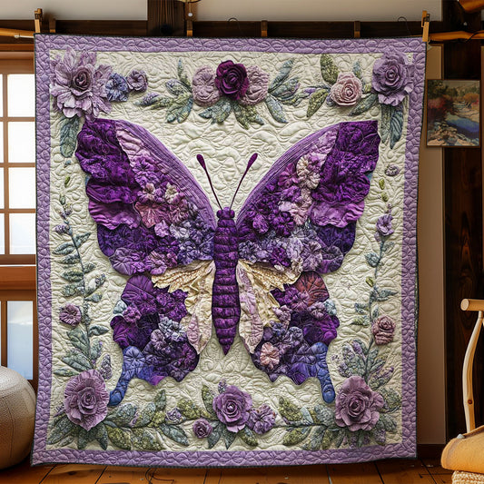 Floral Butterfly WN3012007CL Quilt