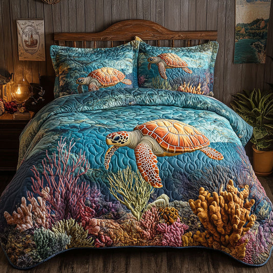 Turtle Ocean CW2306048CL Duvet Cover Set