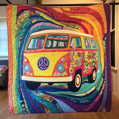 Hippie Groovy Van WP2911004CL Quilt