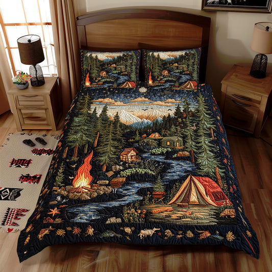 Camping In Forest WX2312059CL Duvet Cover Set