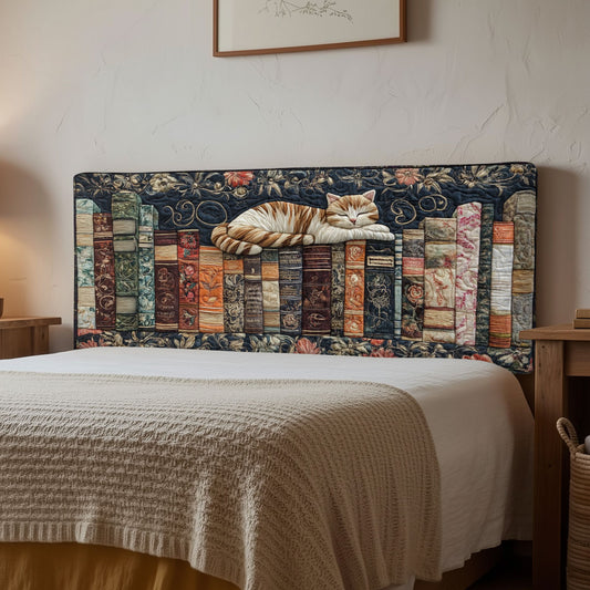 Cozy Library CP1212019CL Quilted Headboard Slipcover