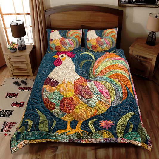 Chicken Portrait WX2111056CL Duvet Cover Set