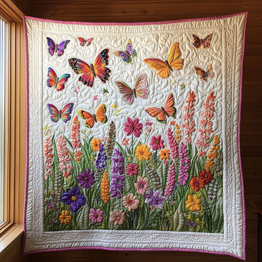 Butterfly Floral Garden CW1207007CL Quilt