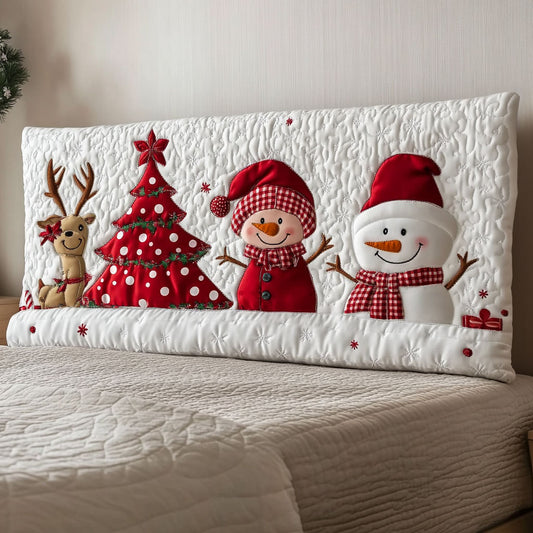 Snowy Wishes WN3112042CL Quilted Headboard Slipcover