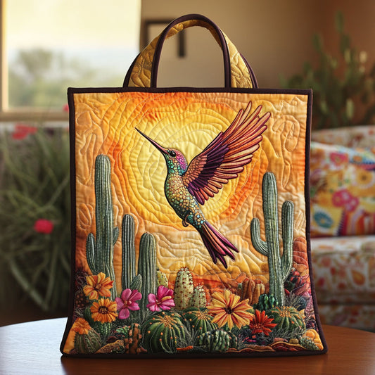 Whispering Hummingbird LT2011016CL Quilted Tote Bag