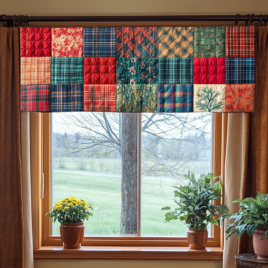 Vintage Patchwork WJ0805041CL Quilted Valance