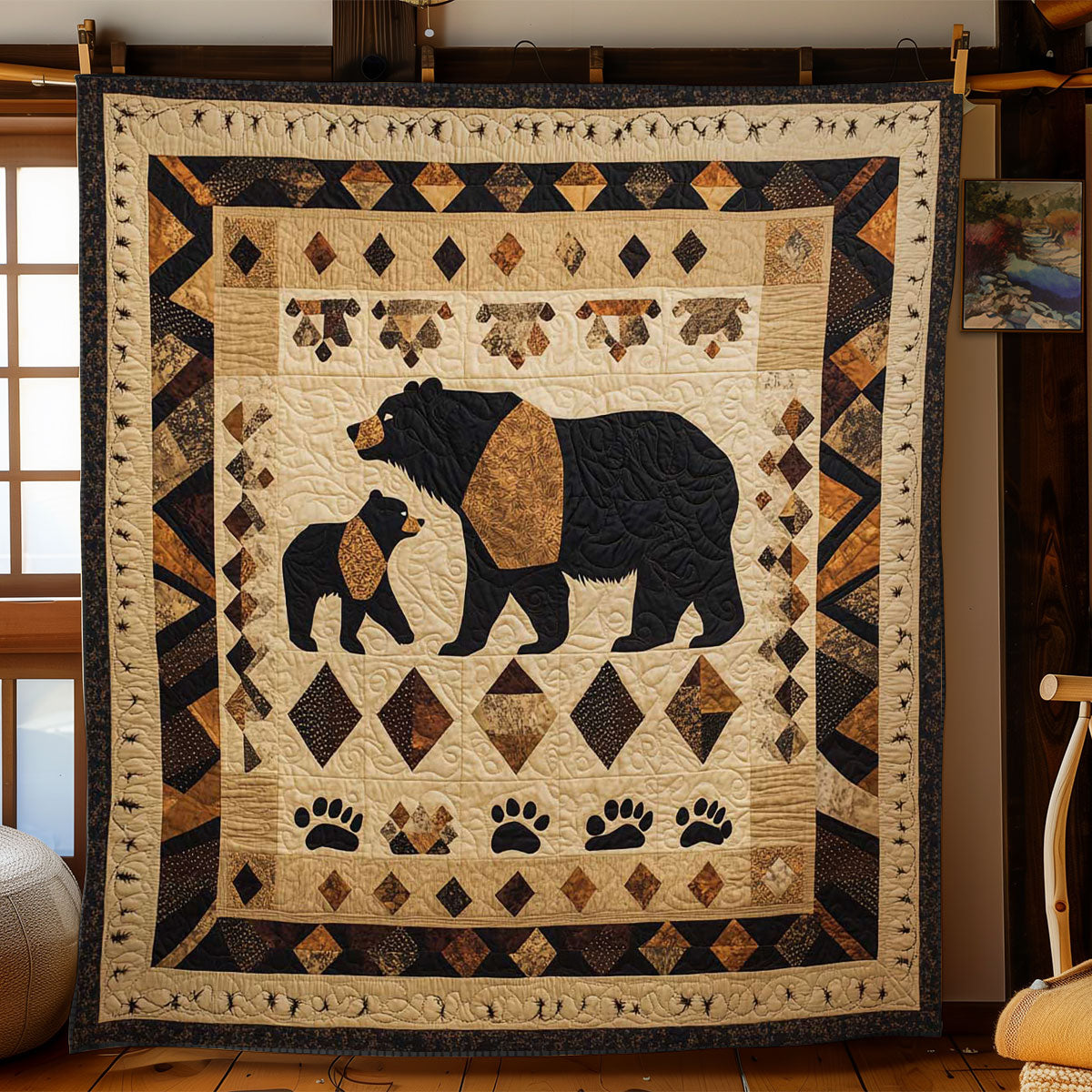 Mama Bear Spirit WN0404022CL Quilt