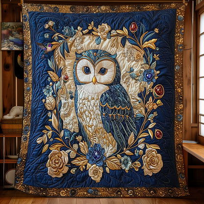 Royal Midnight Owl WY2712064CL Quilt