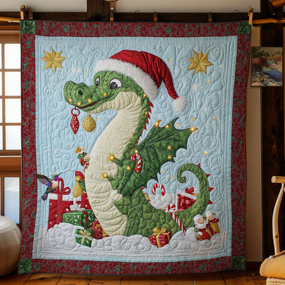 Dragon's Christmas Magic WN0712046CL Quilt