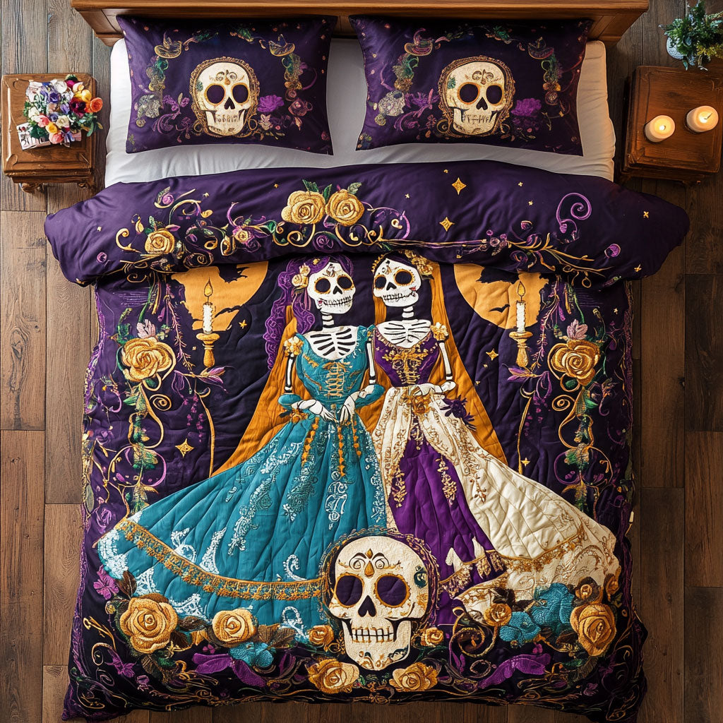 Crimson Skeletons WN0608005CL Duvet Cover Set