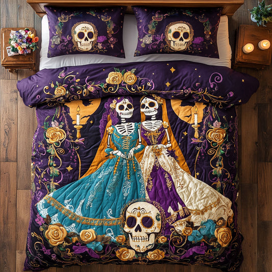 Crimson Skeletons WN0608005CL Duvet Cover Set